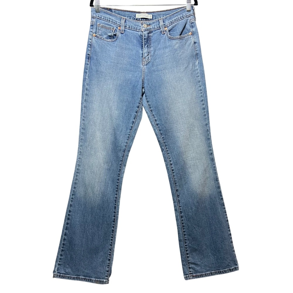 Levi's 515 Boot Cut Jeans Light Wash Denim Comfort Stretch Women's Size‎ 10 M